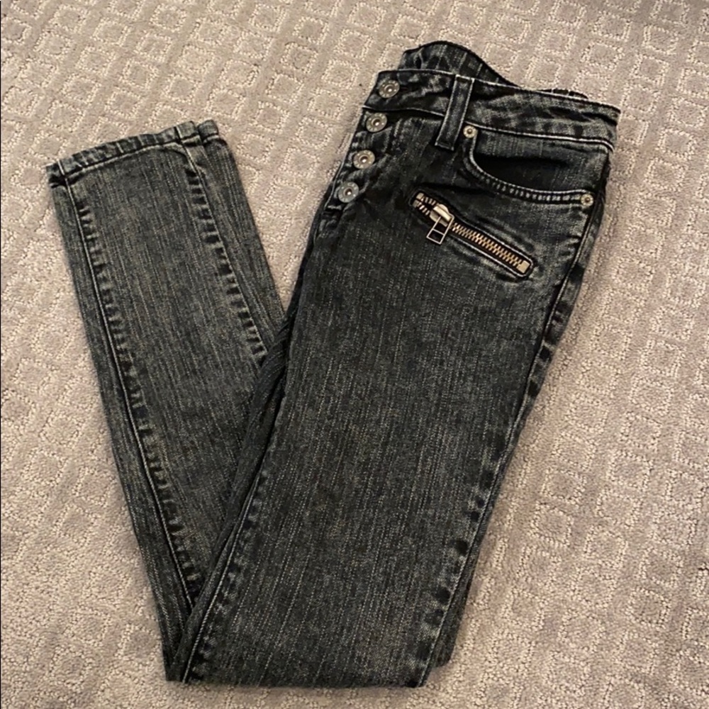 Dark Grey Carmar Skinny Jeans
